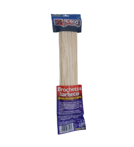 pic en bois Cocci - Brochettes pour barbecue 100 ps